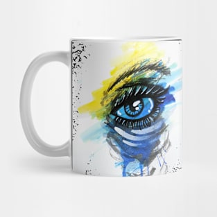 Watercolor Eye Mug